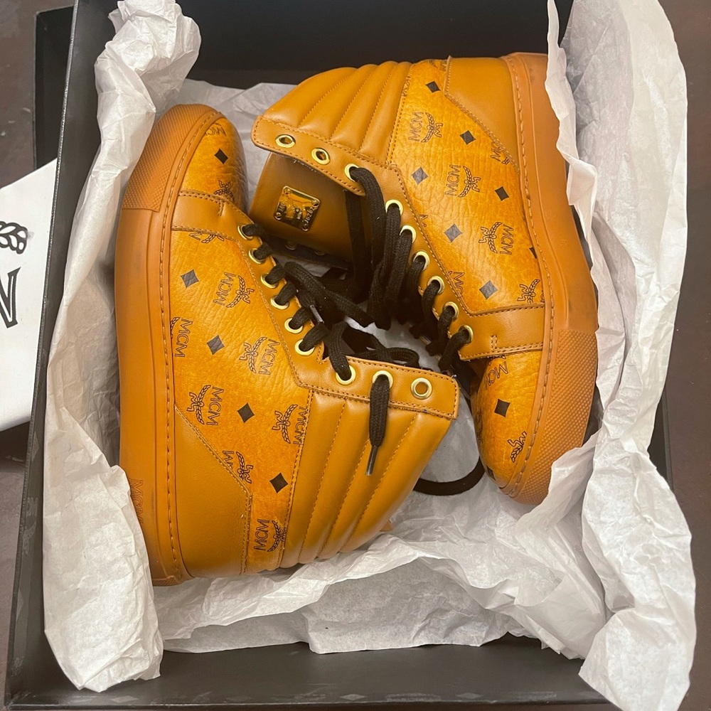 Authentic MCM mid top sneakers